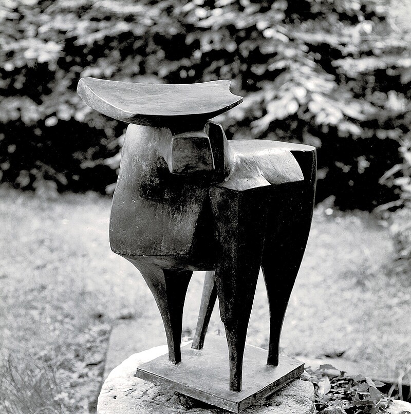 Skulptur Alce Elch (1987) von Bildhauer Max Weiss, Bild 7 von 8