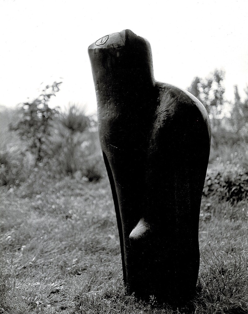 Skulptur Katze (1954) von Bildhauer Max Weiss, Bild 2 von 2