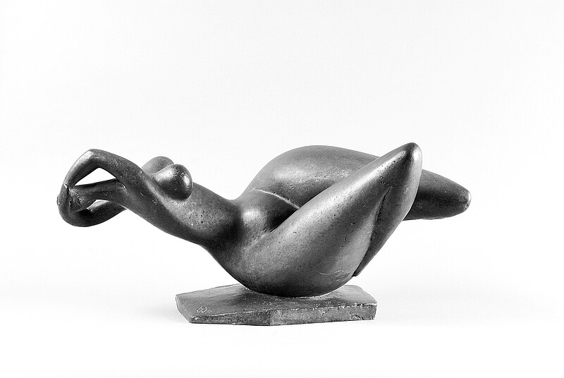 Skulptur Die Nächtliche (1953) von Bildhauer Max Weiss, Bild 2 von 3