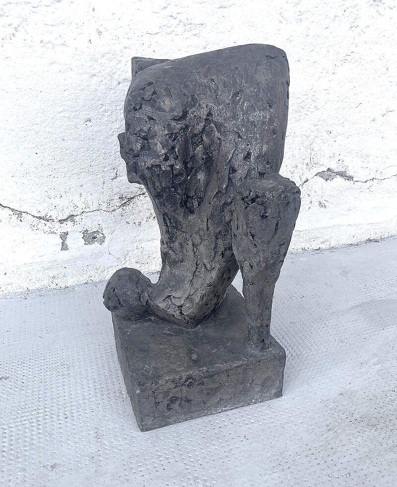 Skulptur Kleiner Pan (1966) von Bildhauer Max Weiss, Bild 3 von 3