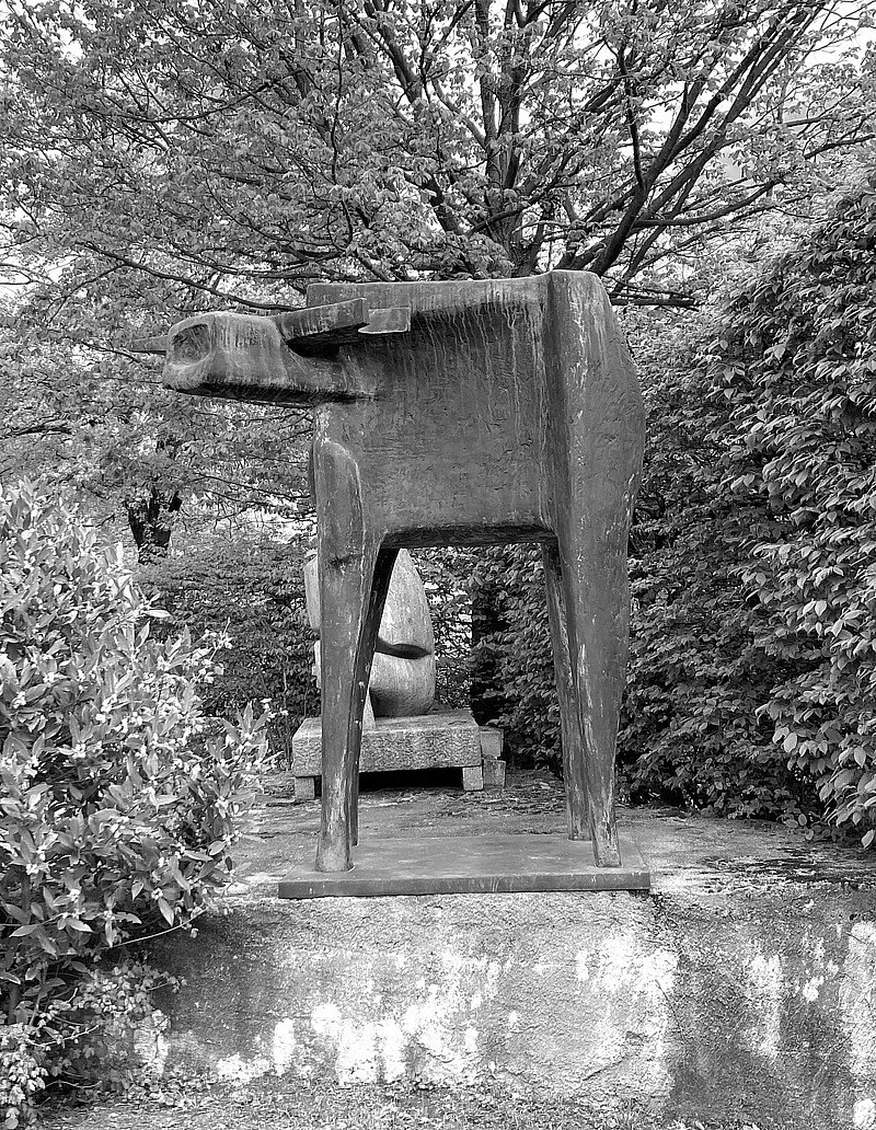 Skulptur Elch Alce  gross (1980) von Bildhauer Max Weiss, Bild 9 von 18