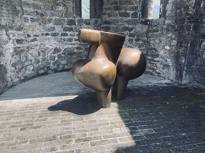 Skulptur Sonnenpferd (1976) von Bildhauer Max Weiss, Bild 1 von 8
