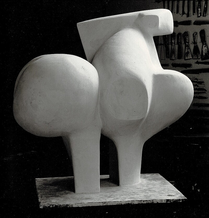 Skulptur Sonnenpferd (1976) von Bildhauer Max Weiss, Bild 6 von 8